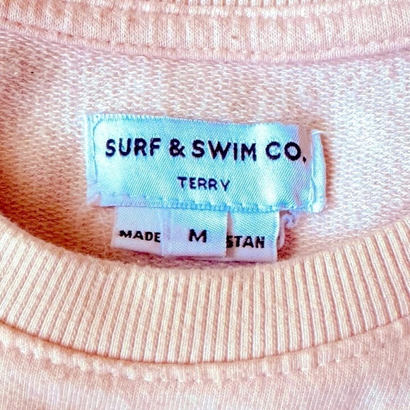 Trunks Surf & Swim Co. - Terry Knit Crew Neck Sweater Pastel Pink - Picture 2 of 2